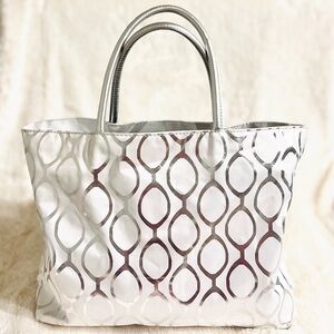 Clinique Silver Tote Bag Limited Edition